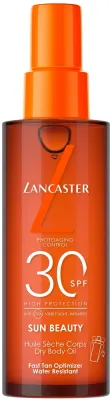 Масло для загара Lancaster Sun Beauty Satin Sheen Oil водостойкое, сухое, SPF 30, 150 мл