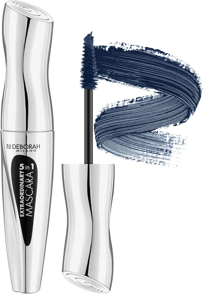 Тушь для ресниц Deborah Extraordinary 5 In 1 мультиэффект, оттенок Blue
