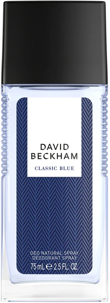 David Beckham Classic Blue дезодорант парфюмированный для мужчин 75 мл, мужской дезодорант для тела с древесно-шипровым ароматом