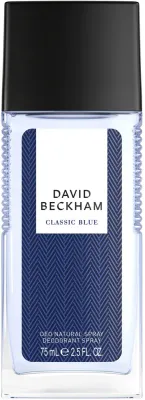 David Beckham Classic Blue дезодорант парфюмированный для мужчин 75 мл, мужской дезодорант для тела с древесно-шипровым ароматом