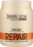 Маска для волос Stapiz Sleek Line Repair регенерирующая, для повреждённых, с протеинами шёлка и керамидами, увлажнение, 1000 мл — фото 3