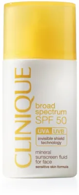 Эмульсия солнцезащитная для лица Clinique Mineral Sunscreen Fluid For Face SPF 50, минеральная, 30 мл