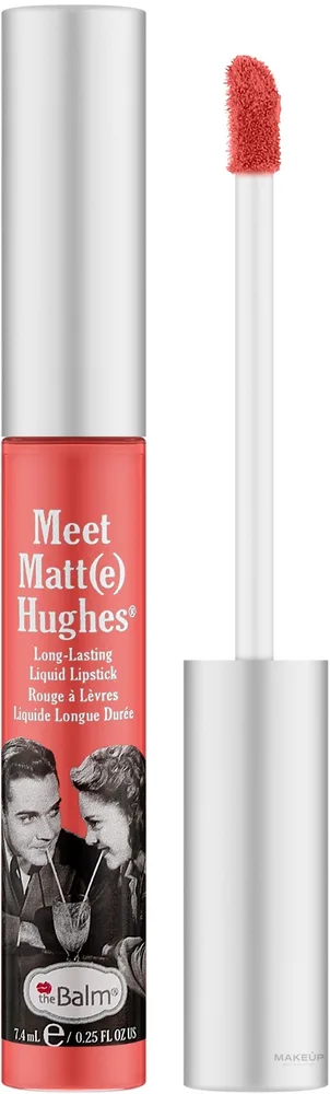 Жидкая помада для губ theBalm Meet Matt(e) Hughes матовая, оттенок Confident