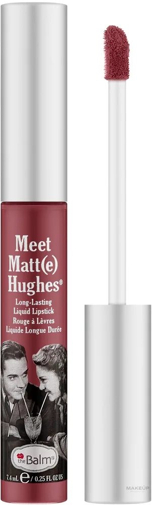 Жидкая помада для губ theBalm Meet Matt(e) Hughes матовая, оттенок Genuine