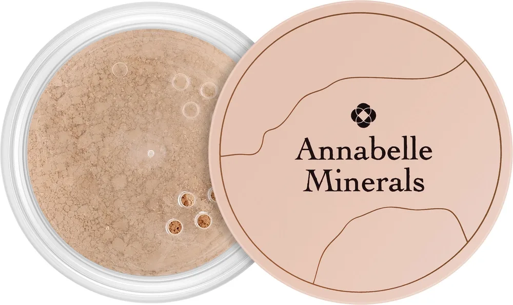 Минеральная матирующая пудра-основа Annabelle Minerals Powder mini, 4 г, оттенок Pure Cream