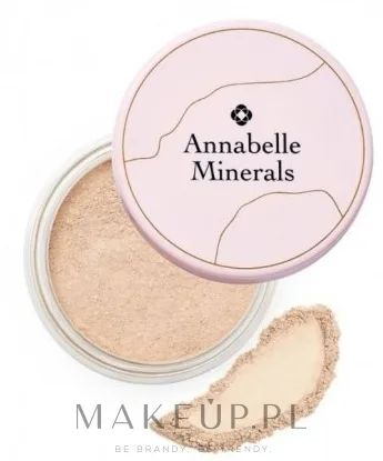 Минеральная тональная основа Annabelle Minerals Coverage Foundation рассыпчатая, кроющая, миниформат, 4 г, оттенок Pure Fairest