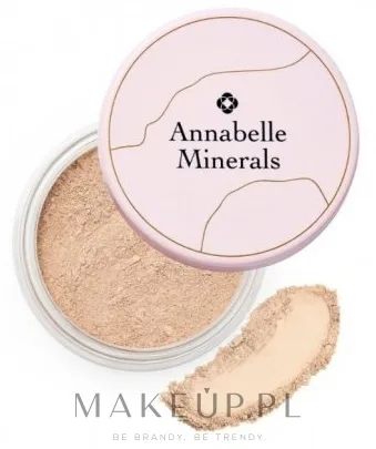 Минеральная тональная основа Annabelle Minerals Coverage Foundation рассыпчатая, кроющая, миниформат, 4 г, оттенок Sunny Sand