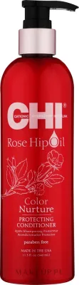 Кондиционер для волос CHI Rose Hip Oil Protecting Conditioner с маслом шиповника и кератином