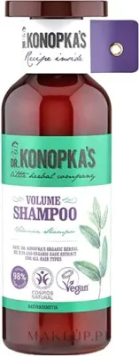 Dr Konopka's Dr Konopka's Volume Shampoo - Шампунь Dr. Konopka's Volume для увеличения объёма волос с шалфеем и женьшенем, 500 мл