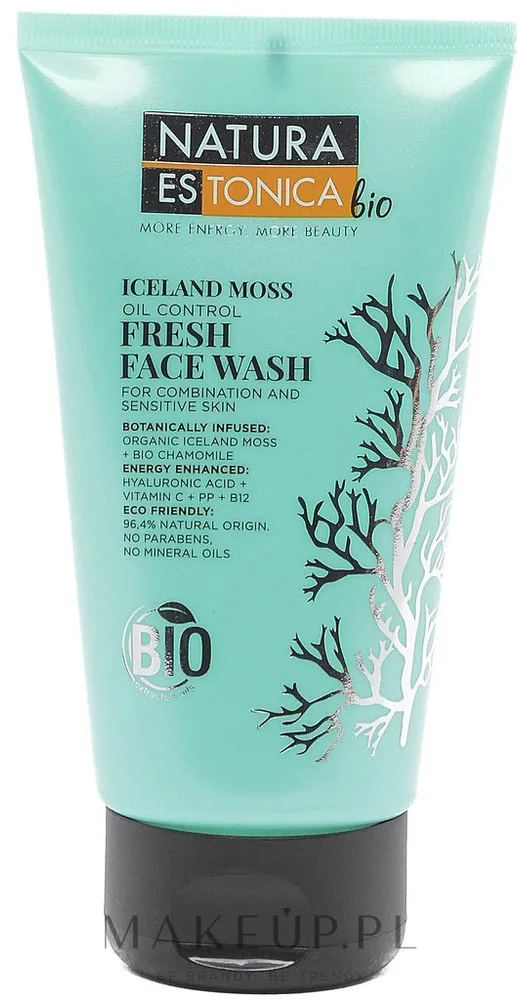 Гель для умывания Natura Estonica Bio Iceland Moss Face Wash освежающий, с экстрактом исландского мха, 150 мл