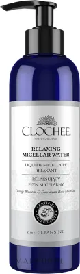 Расслабляющая мицеллярная вода Clochee с гидролатами нероли и розы, ECOCERT, для чувствительной кожи, 250 мл
