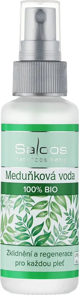 Цветочный лосьон для лица Saloos Lemon Balm Floral Lotion с мелиссой, для очищения, 50 мл
