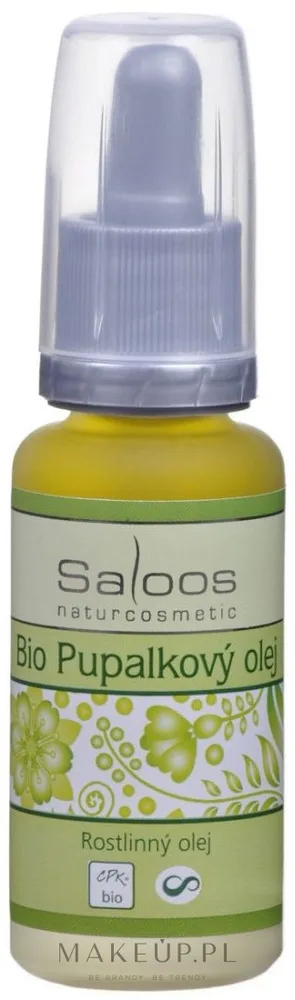 Масло энотеры Saloos Bio Evening Primrose Oil, для кожи, волос и ногтей, 50 мл