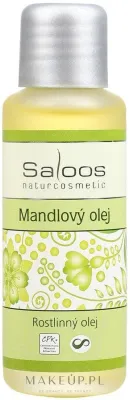 Миндальное масло Saloos Almond Oil для лица тела и волос питание 50 мл