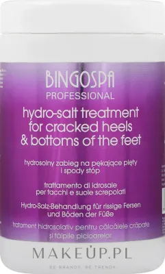 Соль для ванночек для ног BingoSpa Salt Treatment для потрескавшихся пяток, с мочевиной, 1000 г