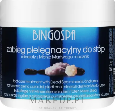 Гидроминеральный уход для стоп BingoSpa с глиной гассуль, мятой и эвкалиптом, 600 г