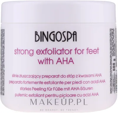 Сильный пилинг для стоп BingoSpa Strong Exfoliant for Feet with AHA профессиональный, 50% кислот, 600 г