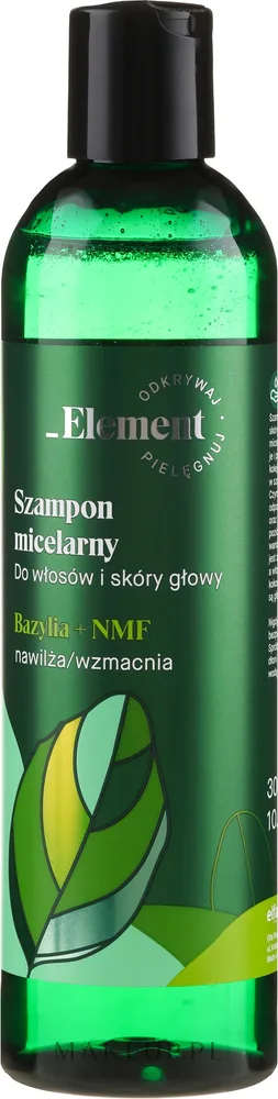 Укрепляющий шампунь против выпадения волос с экстрактом базилика и NMF _Element, 300 мл