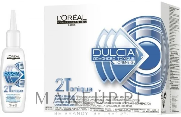 Препарат для химической завивки L'Oreal Professionnel Dulcia Advanced Tonique 2, для чувствительных волос, 12 x 75 мл