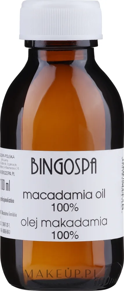 Масло макадамии BingoSpa Macadamia Oil 100% для тела и волос