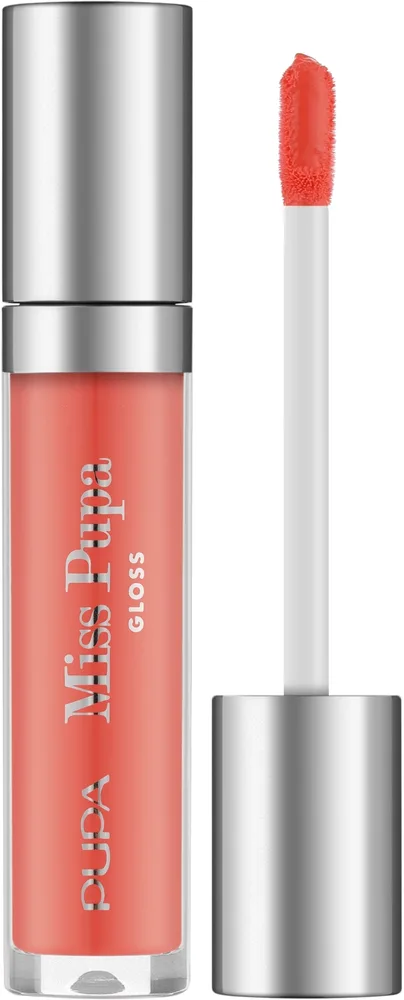 Блеск для губ Pupa Miss Pupa Gloss сияющий, оттенок 202 - Frosted Apricot
