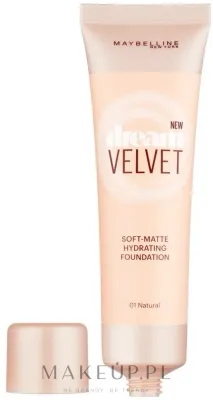 Maybelline New York Matujący podkład nawilżający - Тональная основа Maybelline Dream Velvet матирующая увлажняющая, 30 мл