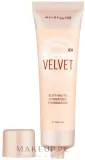 Maybelline New York Matujący podkład nawilżający - Тональная основа Maybelline Dream Velvet матирующая увлажняющая, 30 мл, оттенок 40 - Fawn — фото 1