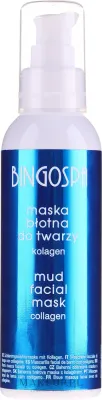 Грязевая маска для лица BingoSpa с коллагеном для жирной проблемной кожи 150 г