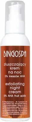 Крем для лица BingoSpa Exfoliating ночной отшелушивающий 5% AHA 135 г