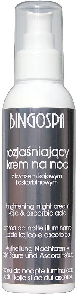 Крем для лица BingoSpa Brightening ночной с койевой и аскорбиновой кислотами 135 г