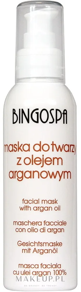 Спа-маска для лица BingoSpa с аргановым маслом увлажняющая 150 г