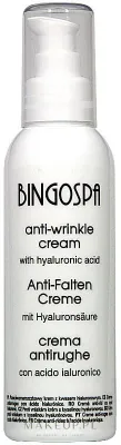 Крем для лица BingoSpa Anti-Wrinkle против морщин с гиалуроновой кислотой 135 г