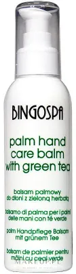 Бальзам для рук BingoSpa Palm Balm For Hands With Green Tea с зелёным чаем, 135 г