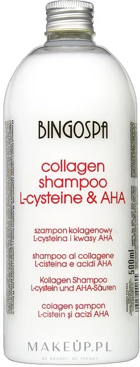 Коллагеновый шампунь с комплексом фруктовых кислот AHA BingoSpa Collagen Shampoo, 500 мл