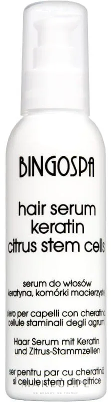 Сыворотка-кондиционер для волос BingoSpa Serum-Conditioner Keratin с кератином и стволовыми клетками цитрусовых, 150 г