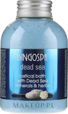 Соль для ванны BingoSpa Rustical Bath With Dead Sea Minerals And Herbs с мёдом, 620 г