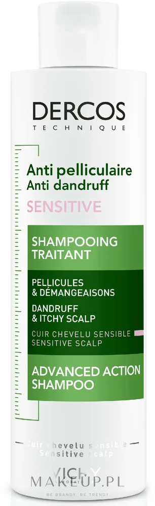 Шампунь против перхоти Vichy Dercos Anti-Dandruff Sensitive Shampoo для чувствительной кожи головы