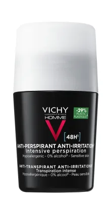 Vichy Homme Deodorant Anti-Transpirant 48H дезодорант-антиперспирант шариковый мужской для чувствительной кожи 50 мл