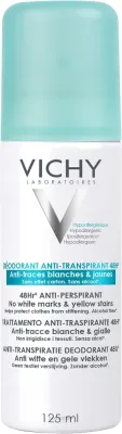Vichy Deo Anti-Perspirant Spray дезодорант-антиперспирант спрей 48 ч, против пота и запаха, не оставляет следов на одежде 125 мл