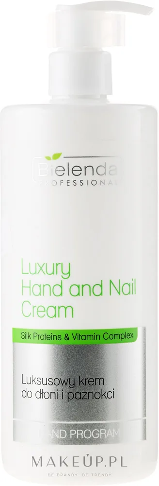 Крем-маска для рук и ногтей Bielenda Professional Luxury Hand and Nail Cream люкс, с шёлком, 500 мл