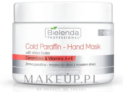 Маска для рук Bielenda Professional Cold Paraffin Hand Mask With Shea Butter, холодный парафин, с маслом ши, 150 г