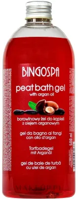 Гель для душа BingoSpa Mud Shower Gel торфяной с аргановым маслом, 500 мл