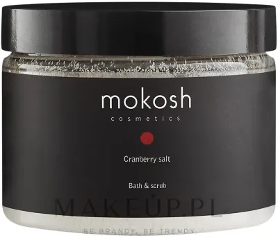 Соль для тела Mokosh Cosmetics Cranberry Salt клюквенная, с маслом ши, 600 г