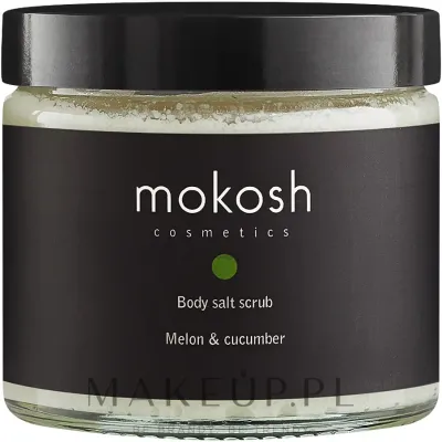 Mokosh Cosmetics Body Salt Scrub Melon and Cucumber скраб для тела солевой Дыня и огурец 300 г, соляной скраб с маслами