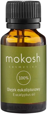 Эфирное масло эвкалипта Mokosh Cosmetics 100% натуральное для ароматерапии, ингаляций и ванны 10 мл