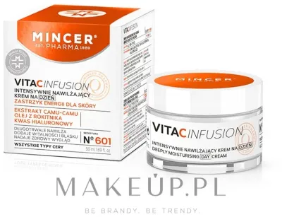 Увлажняющий крем для лица Mincer Pharma Vita C Infusion 601 с витамином C и маслом облепихи 50 мл
