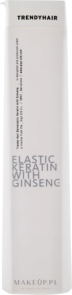 Шампунь для всех типов волос с кератином, женьшенем и маслом арганы Trendy Hair, 300 мл