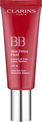 BB крем для лица Clarins BB Skin Detox Fluid SPF 25, увлажняющий, 45 мл