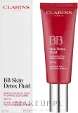 BB крем для лица Clarins BB Skin Detox Fluid SPF 25, увлажняющий, 45 мл, оттенок 03 - Dark — фото 2
