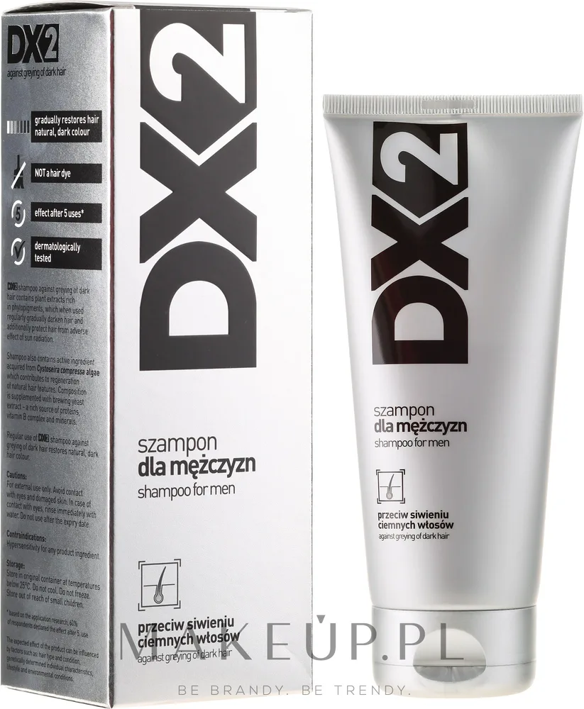 Шампунь для мужчин DX2 Shampoo против седения тёмных волос, 150 мл